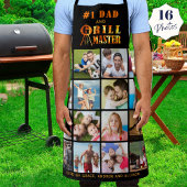 Gepersonaliseerde tekst #1 DAD GRILL MASTER 16 Fot Schort