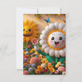 Gepersonaliseerde tekst Baby shower Kaart (Achterkant)