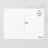 Gepersonaliseerde Tekst Bedankt Patriottische Sjab Briefkaart (Achterkant)