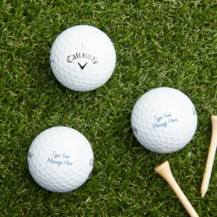 Gepersonaliseerde tekst Callaway Supersoft golfbal Golfballen