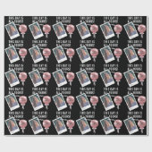 Gepersonaliseerde tekst en foto van beste vriend o cadeaupapier (Vlak)