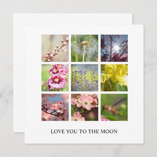 Gepersonaliseerde tekst- en fotocollage (Voorkant / Achterkant)