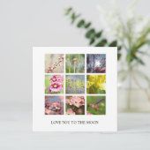 Gepersonaliseerde tekst- en fotocollage (Staand voorkant)