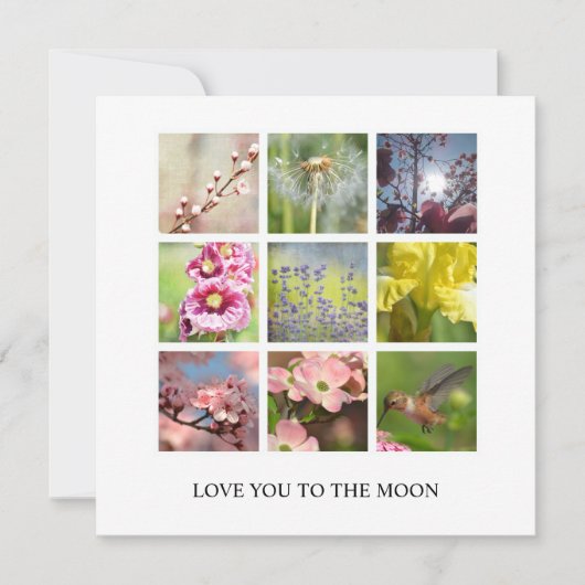 Gepersonaliseerde tekst- en fotocollage (Voorkant)