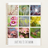 Gepersonaliseerde tekst- en fotocollage planner (Voorkant)