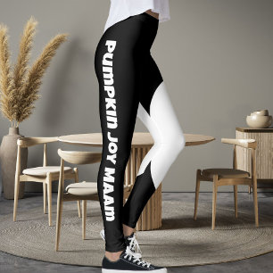 Gepersonaliseerde Tekst Huisdier Kat Mam Naam Zwar Leggings