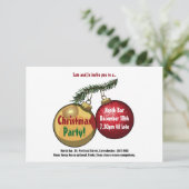 Gepersonaliseerde Tekst Kerstboom Baubles Cartoon Kaart (Staand voorkant)