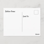 Gepersonaliseerde Tekst Kralen Prinses - Mardi Gra Briefkaart (Achterkant)