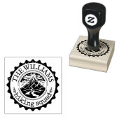 Gepersonaliseerde tekst Natuur wandelen Rubberstempel (Gestempeld)