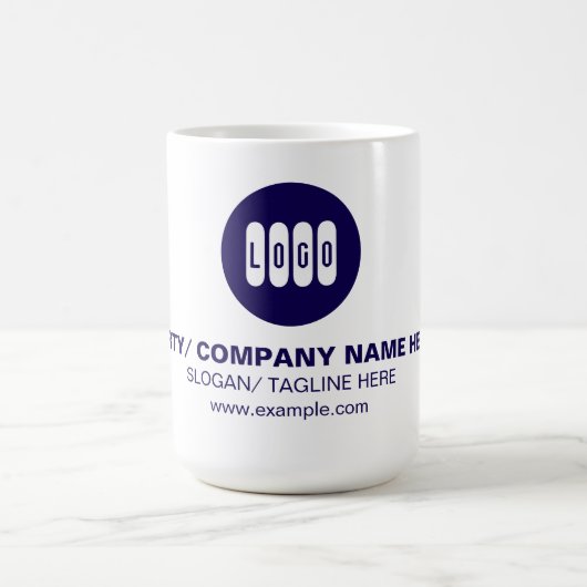 Gepersonaliseerde tekst of ontwerp koffiemok (Center)