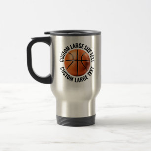 Gepersonaliseerde Tekst Op Maat Gemaakte Basketbal Reisbeker