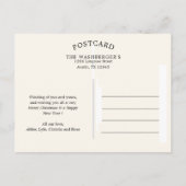 Gepersonaliseerde tekst  vakantie Briefkaart (Achterkant)