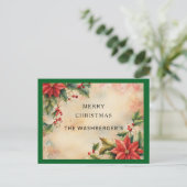 Gepersonaliseerde tekst  vakantie Briefkaart (Staand voorkant)