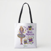 Gepersonaliseerde tekst voor Bead Princess - Mardi Tote Bag (Voorkant)