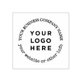 Gepersonaliseerde tekst voor zakelijke Logo Rubberstempel (Afrduk)