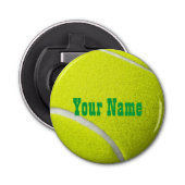 Gepersonaliseerde Tennis Ball Bottle Opener (Voorkant)