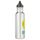 Gepersonaliseerde Tennis Ball Water Fles (Links)