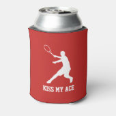 Gepersonaliseerde tennis Birthday party koelboxxen Blikjeskoeler (Blikje Achterkant)