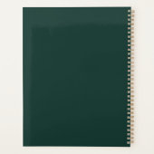 Gepersonaliseerde Tennis Club Naam Team Spelers 20 Planner (Achterkant)