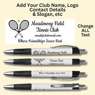 Gepersonaliseerde Tennis Club - Voeg je eigen gege Pen