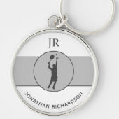 Gepersonaliseerde Tennis Coach-cadeautjes voor Ten Sleutelhanger (Voorkant)