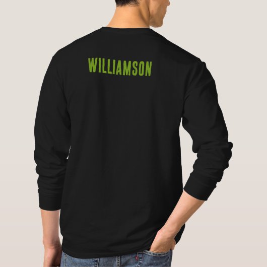 Gepersonaliseerde Tennis Geboorte Jaar Naam Verjaa T-shirt (Achterkant)