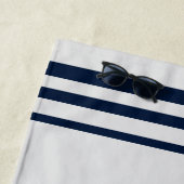 Gepersonaliseerde Tennis Player Racket en Ball Mot Strandlaken (In situ)