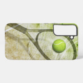 gepersonaliseerde tennis samsung galaxy hoesje (Achterkant horizontaal)