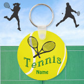 Gepersonaliseerde Tennis Sleutelhanger Tennis Team