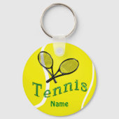Gepersonaliseerde Tennis Sleutelhanger Tennis Team (Voorkant)