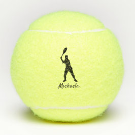 Gepersonaliseerde Tennis Thema Aangepaste Speler N Tennisballen