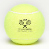 Gepersonaliseerde tennisbal - Team Ball Tennisballen (Achterkant)