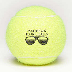 Gepersonaliseerde tennisballen bedrukt met grappig
