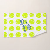 Gepersonaliseerde tennisballen Handgeschreven Naam Handdoek (Handdoek)