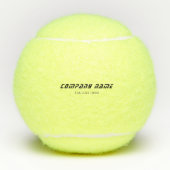 Gepersonaliseerde tennisballen voor zakelijke prom (Voorkant)
