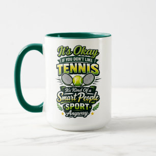 Gepersonaliseerde Tennisliefde Gelukkige Tennsda Mok