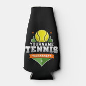 Gepersonaliseerde Tennisser NAAM Varsity Toernooi Flesjeskoeler (Voorkant)