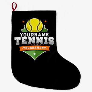 Gepersonaliseerde Tennisser NAAM Varsity Toernooi Grote Kerstsok
