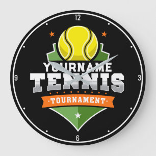 Gepersonaliseerde Tennisser NAAM Varsity Toernooi Grote Klok