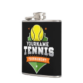 Gepersonaliseerde Tennisser NAAM Varsity Toernooi Heupfles (Links)