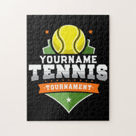 Gepersonaliseerde Tennisser NAAM Varsity Toernooi Legpuzzel