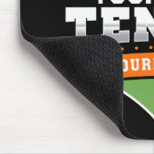Gepersonaliseerde Tennisser NAAM Varsity Toernooi Muismat (Hoek)