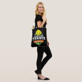 Gepersonaliseerde Tennisser NAAM Varsity Toernooi Tote Bag (Op model)