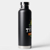 Gepersonaliseerde Tennisser NAAM Varsity Toernooi Waterfles (Rechts)