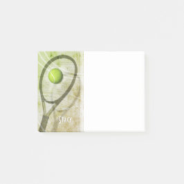 Gepersonaliseerde tennisspeler fan post-it® notes