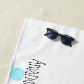 Gepersonaliseerde tentakels van lineaire floroctop strandlaken (In situ)