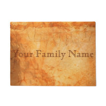 Gepersonaliseerde terracotta-gekleurde baksteenwan