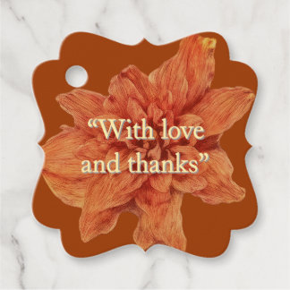 Gepersonaliseerde terracotta | rustieke bruiloft bedankjes labels