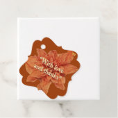 Gepersonaliseerde terracotta | rustieke bruiloft bedankjes labels (In situ)