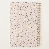 Gepersonaliseerde Terrazzo Monogram Planner (Achterkant)